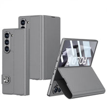 Load image into Gallery viewer, Luxurious Leather Cover Shockproof Phone Case With Screen Protector For Galaxy Z Fold 6/7

