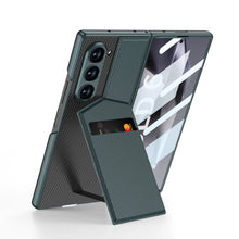 Cargar imagen en el visor de la galería, Leather Card Holder Shockproof Phone Case With Screen Protector For Samsung Galaxy Z Fold6
