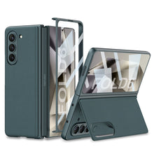 Load image into Gallery viewer, Luxury Leather Shockproof Phone Case With Back Screen Protector For Samsung Galaxy Z Fold6
