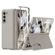 Load image into Gallery viewer, Luxury Leather Shockproof Phone Case With Back Screen Protector For Samsung Galaxy Z Fold6
