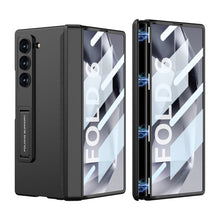 Load image into Gallery viewer, Magnetic Hinge Bracket Shockproof Phone Case With Back Screen Protector For Samsung Galaxy Z Fold6
