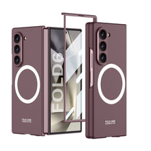 Load image into Gallery viewer, Luxury Shockproof Magnetic Phone Case With Screen Protector For Samsung Galaxy Z Fold 6
