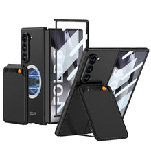 Carregar imagem no visualizador da galeria, Magnetic Card Holder Shockproof Phone Case With Screen Protector For Samsung Galaxy Z Fold6
