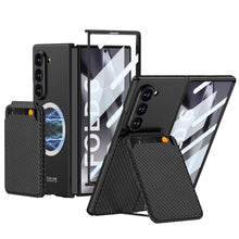 Load image into Gallery viewer, Magnetic Card Holder Shockproof Phone Case With Screen Protector For Galaxy Z Fold 7/6/5/4/3
