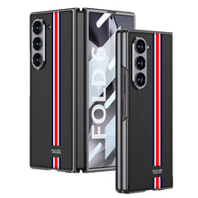 Load image into Gallery viewer, Electroplating Leather Shockproof Phone Case With Screen Protector For Galaxy Z Fold6
