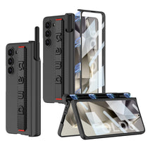 Load image into Gallery viewer, Magnetic Hinge Pen Box Shockproof Phone Case With Screen Protector &amp; Wristband For Samsung Galaxy Z Fold6
