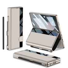 Load image into Gallery viewer, Luxurious Leather Cover Shockproof Phone Case With Screen Protector &amp; Pen Slot For Galaxy Z Fold 6/7
