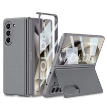 Cargar imagen en el visor de la galería, Luxury Leather Shockproof Phone Case With Back Screen Protector For Samsung Galaxy Z Fold6
