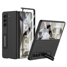 Charger l&#39;image dans la galerie, Luxury Leather Shockproof Phone Case With Screen Protector For Samsung Galaxy Z Fold6
