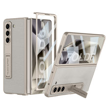 Cargar imagen en el visor de la galería, Luxury Leather Shockproof Phone Case With Screen Protector For Samsung Galaxy Z Fold6
