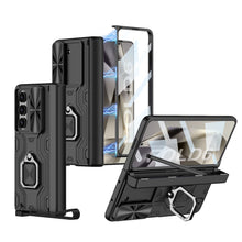 Load image into Gallery viewer, Armor Shockproof Ring Holder Pen Box Phone Case With Screen Protector For Galaxy Z Fold6
