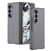 Load image into Gallery viewer, Electroplating Leather Shockproof Phone Case With Screen Protector For Galaxy Z Fold6
