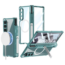 Load image into Gallery viewer, Magnetic Shockproof Phone Case With Screen Glass Protector &amp; Pen Box Hinge For Galaxy Z Fold 6/5
