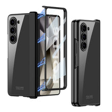 Lade das Bild in den Galerie-Viewer, Transparent Magnetic Hinge Shockproof Phone Case With Screen Protector For Samsung Galaxy Z Fold6
