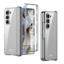 Carregar imagem no visualizador da galeria, Transparent Magnetic Hinge Shockproof Phone Case With Screen Protector For Samsung Galaxy Z Fold6
