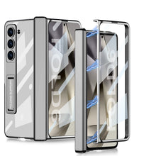 Load image into Gallery viewer, Transparent Magnetic Hinge Bracket Shockproof Phone Case With Screen Protector For Samsung Galaxy Z Fold6
