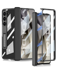 Cargar imagen en el visor de la galería, Transparent Magnetic Hinge Bracket Shockproof Phone Case With Screen Protector For Samsung Galaxy Z Fold6
