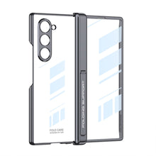 Cargar imagen en el visor de la galería, Transparent Magnetic Hinge Bracket Shockproof Phone Case With Screen Protector For Samsung Galaxy Z Fold6
