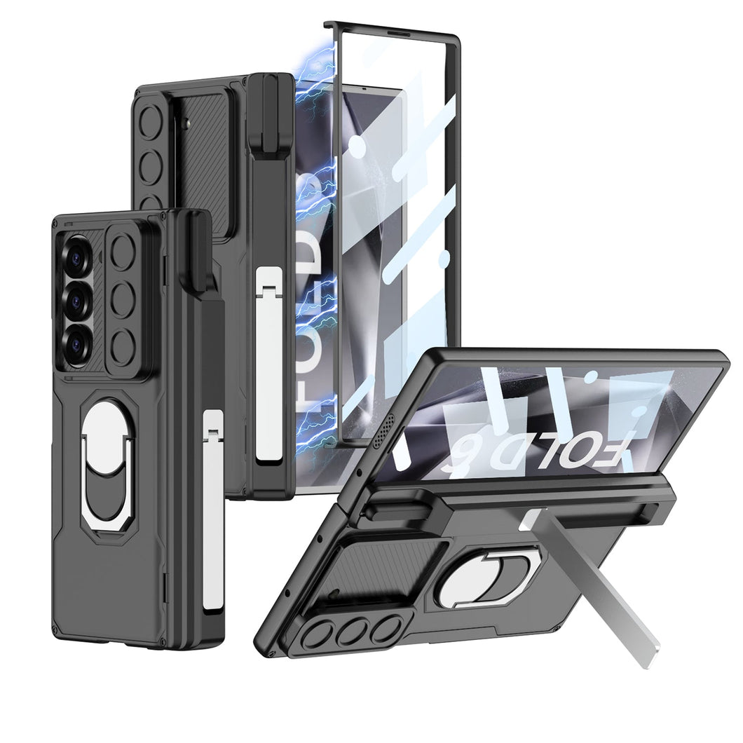 Magnetic Armor Lens Protective Shockproof Phone Case With Screen Protector For Samsung Galaxy Z Fold6