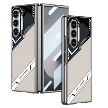 Cargar imagen en el visor de la galería, SPORTS DESIGN | Cyberpunk Leather Shockproof Phone Case With Screen Protector For Galaxy Z Fold6
