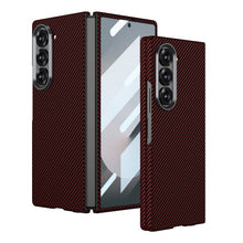 Load image into Gallery viewer, Luxurious Carbon Fiber Shockproof Phone Case For Galaxy Z Fold6
