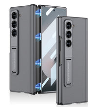 Load image into Gallery viewer, Magnetic Hinge Hidden Bracket All-included Leather Case With Back Screen Protector For Galaxy Z Fold 7/6/5
