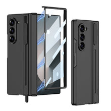 Load image into Gallery viewer, Magnetic Hinge Pen Slot Shockproof Phone Case With Screen Glass Protector For Galaxy Z Fold 6
