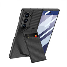 Load image into Gallery viewer, Leather Card Holder Shockproof Phone Case With Screen Protector For Galaxy Z Fold 6/7
