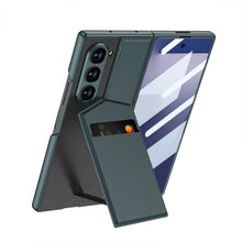 Load image into Gallery viewer, Leather Card Holder Shockproof Phone Case With Screen Protector For Galaxy Z Fold 6/7
