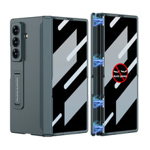 Load image into Gallery viewer, Magnetic Hinge Hidden Bracket All-included Case With Back Screen Protector For Galaxy Z Fold 7/6/5/4/3
