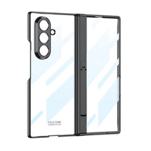 Load image into Gallery viewer, Transparent Magnetic Hinge Bracket Shockproof Phone Case With Screen Protector For Galaxy Z Fold 6/7
