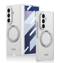 Load image into Gallery viewer, Luxurious Magnetic Ring Holder Phone Case For Galaxy Z Fold 7
