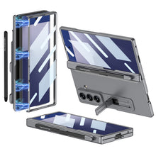 Load image into Gallery viewer, Magnetic Hinge Pen Slot Hidden Bracket All-included Case With Back Screen Protector For Galaxy Z Fold 7/6/5/4/3
