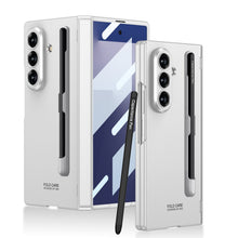 Load image into Gallery viewer, Business-style Magnetic Hinge Phone Case With Pen Slot &amp; Stylus For Galaxy Z Fold7
