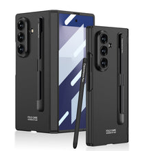 Load image into Gallery viewer, Business-style Magnetic Hinge Phone Case With Pen Slot &amp; Stylus For Galaxy Z Fold7
