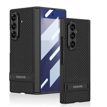 Load image into Gallery viewer, Luxurious Magnetic Hinge Leather Cover With Back Screen Protector For Galaxy Z Fold 7

