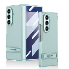 Load image into Gallery viewer, Luxurious Magnetic Hinge Leather Cover With Back Screen Protector For Galaxy Z Fold 7
