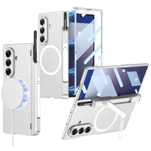 Load image into Gallery viewer, Magnetic Hinge Hidden Bracket All-included Case With Pen Box For Galaxy Z Fold 7/6/5/4/3
