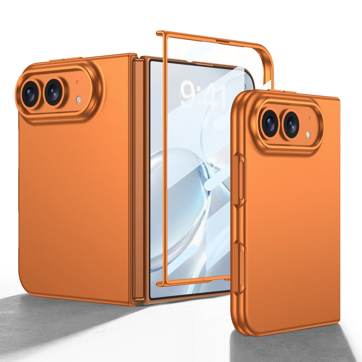 iPhone Duo  | Slim Full‑Coverage Phone Case Built-in Tempered Glass Film