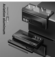 Load image into Gallery viewer, Aluminum Alloy Electroplating Shockproof Phone Case For Galaxy Z Fold 7/6/5/4/3
