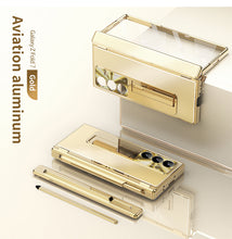 Load image into Gallery viewer, Aluminum Alloy Electroplating Shockproof Phone Case For Galaxy Z Fold 7/6/5/4/3
