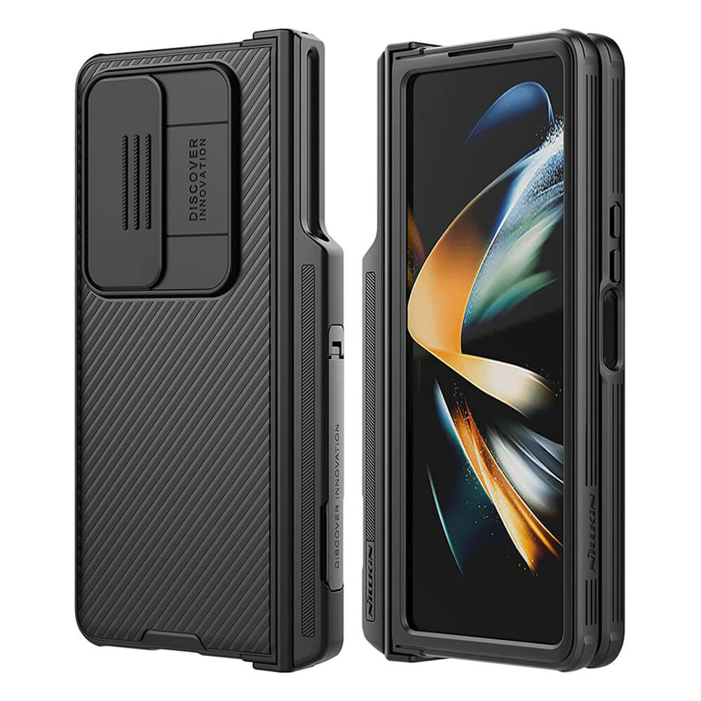 Galaxy Z Fold4 Full Protection Case With S pen Slot Camera Lens Protector and Stand(Pre-Sell)