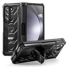 Load image into Gallery viewer, Double-Cover Mecha all-inclusive Rugged Phone Case For Samsung Galaxy Z Fold5 Fold4 Fold3 5G - Mycasety Mycasety
