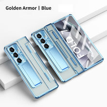 Load image into Gallery viewer, Armor Electroplated Shockproof Phone Case With Screen Protector For Galaxy Z Fold 7/6/5/4/3
