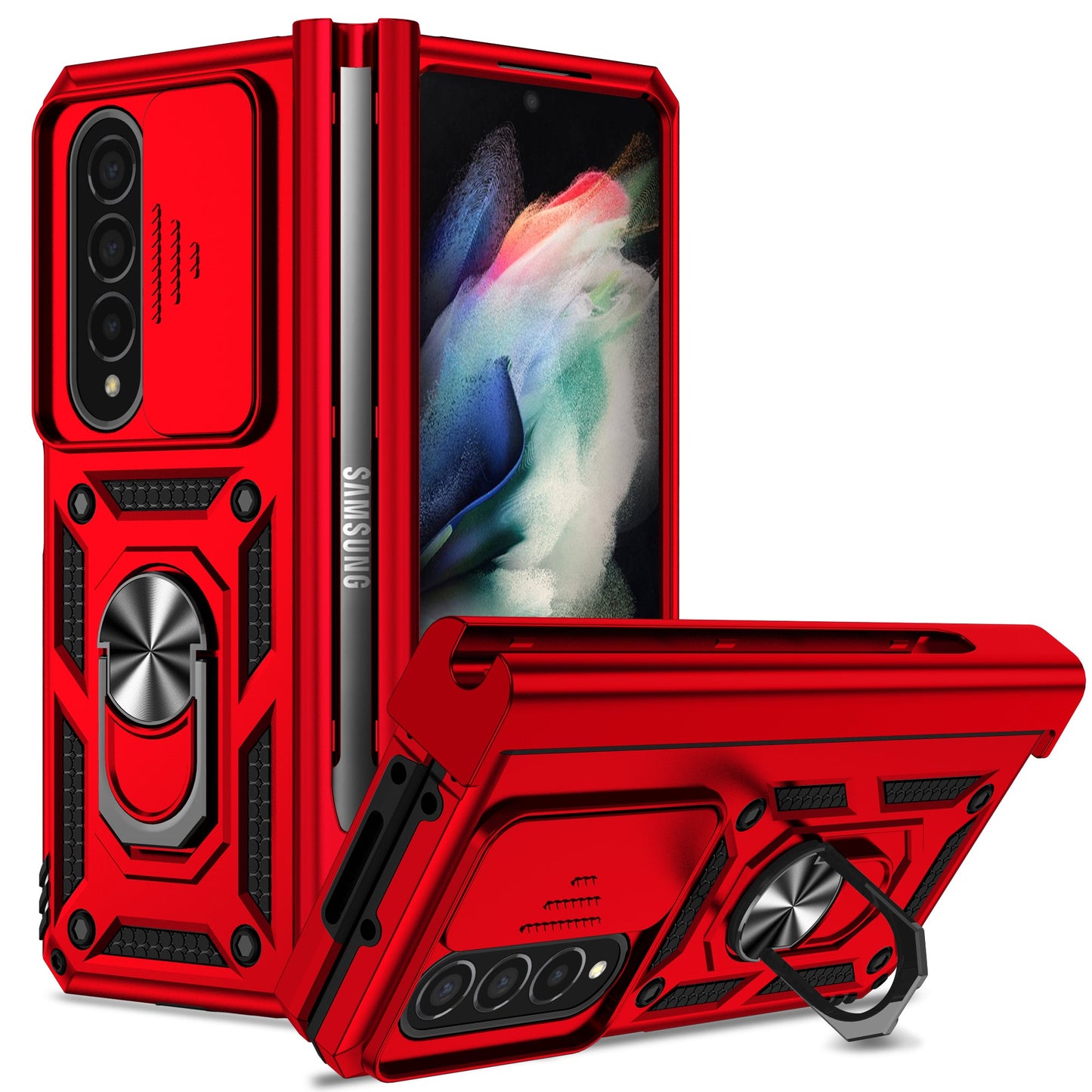 Armor All-inclusive Protective Phone Case For Samsung Galaxy Z Fold5 Fold4 - Mycasety Mycasety