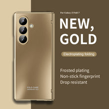 Load image into Gallery viewer, Electroplating Shockproof Phone Case With Back Screen Protector Film For Galaxy Z Fold 7/6/5/4/3
