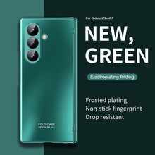 Load image into Gallery viewer, Electroplating Shockproof Phone Case With Back Screen Protector Film For Galaxy Z Fold 7/6/5/4/3
