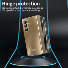 Load image into Gallery viewer, Electroplating Shockproof Phone Case With Back Screen Protector Film For Galaxy Z Fold 7/6/5/4/3

