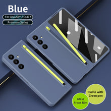 Load image into Gallery viewer, Anti-fall Protective Phone Case With Pen Tray Shell and Film For Galaxy Z Fold 7/6/5/4/3
