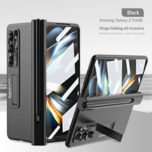 Load image into Gallery viewer, Magnetic Hinge Bracket Anti-fall Protective Phone Case With Stylus And Film For Samsung Galaxy Z Fold 5/4/3 - Mycasety Mycasety
